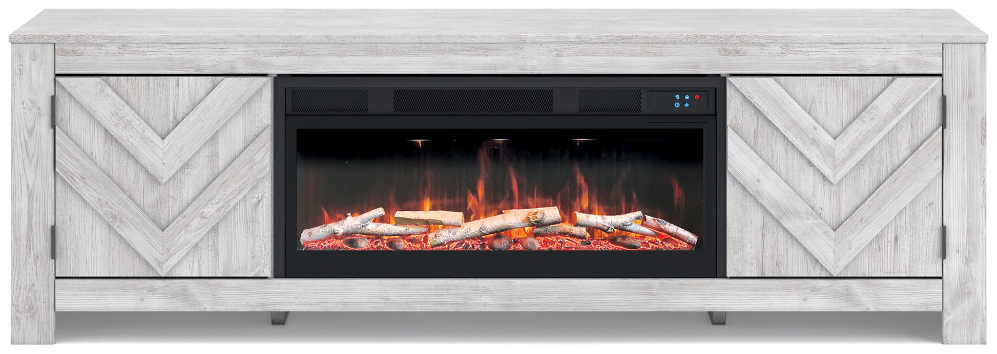 Cayboni - LG TV Stand With Fireplace Option - Hornell Furniture Outlet