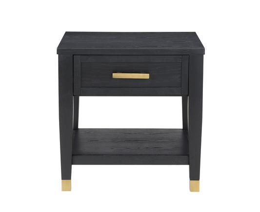 Yves - End Table - Black - Hornell Furniture Outlet