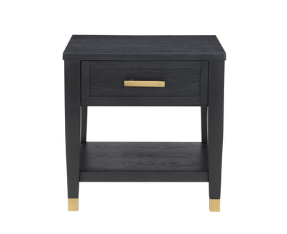 Yves - Cocktail & 2 End Table Set - Black - Hornell Furniture Outlet