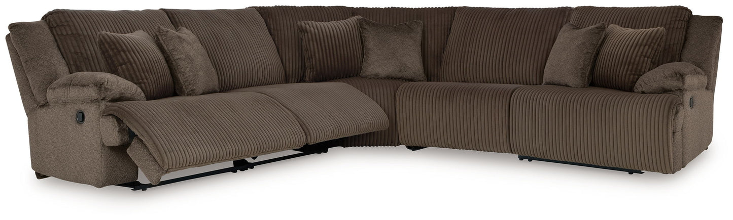 Top Tier - Reclining Sectional - Hornell Furniture Outlet