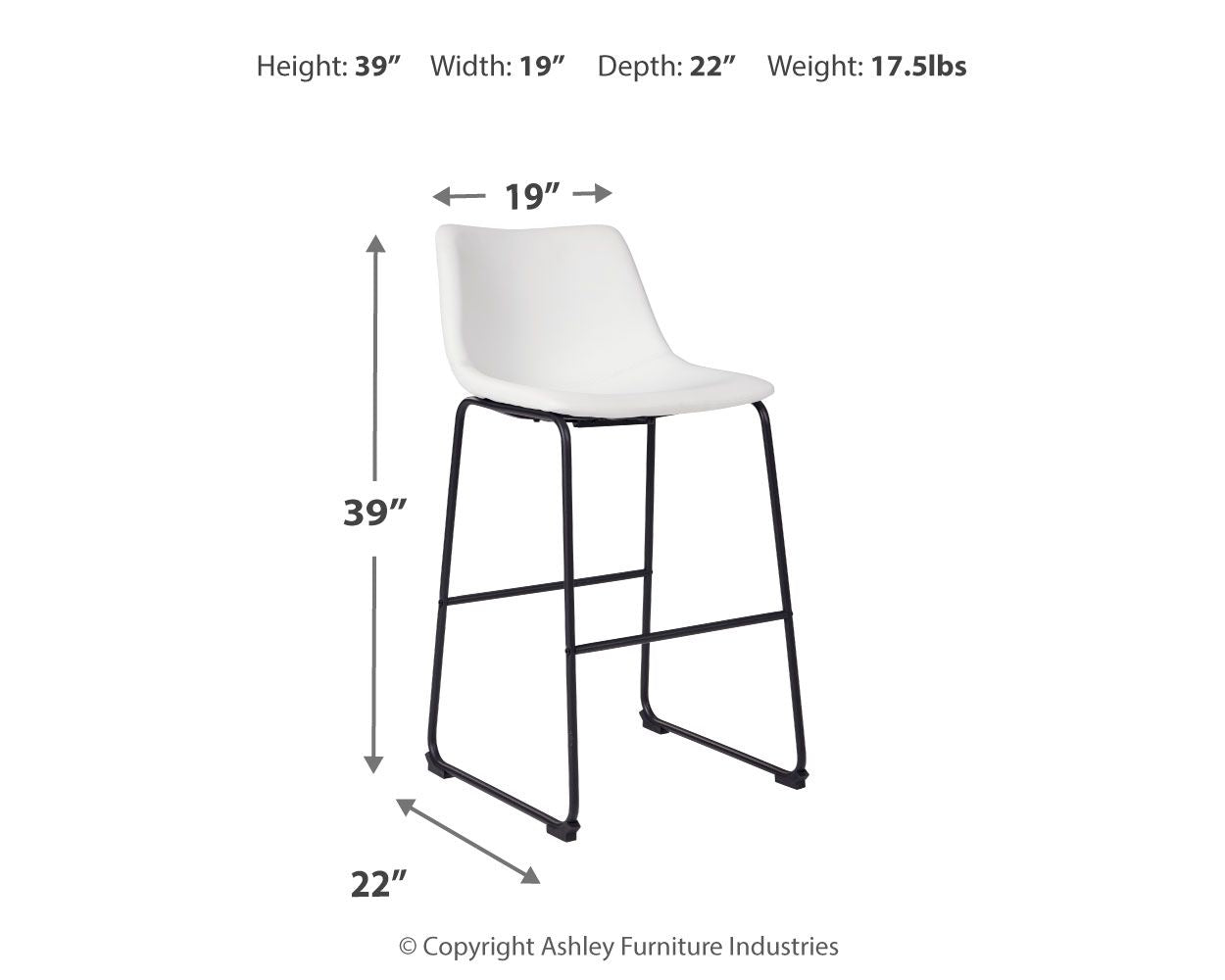 Centiar - Upholstered Barstool (Set of 2) - Hornell Furniture Outlet