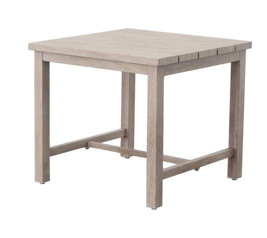 Blakely - Outdoor Aluminum End Table - White - Hornell Furniture Outlet