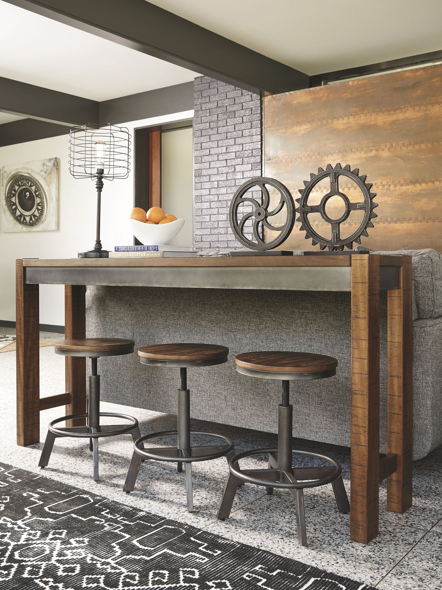 Torjin - Swivel Stool (Set of 2) - Hornell Furniture Outlet