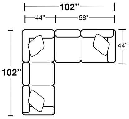Royce - Sectional - Hornell Furniture Outlet