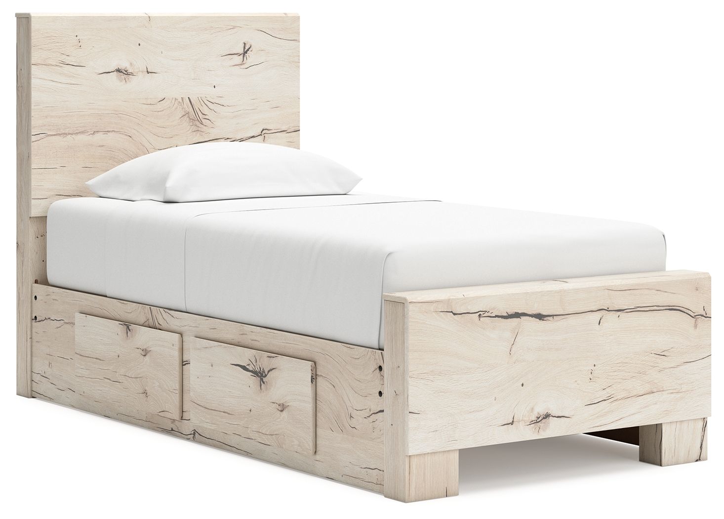 Lawroy - Panel Bed With Storage - Hornell Furniture Outlet