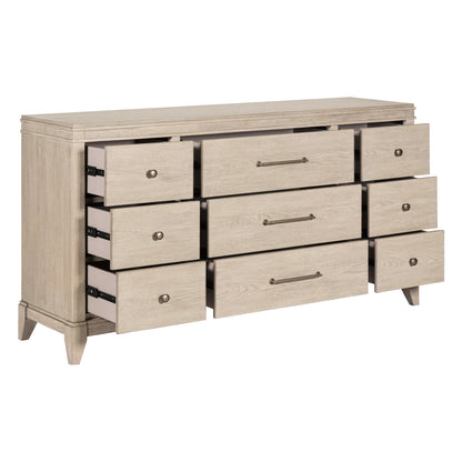 New Haven - 9 Drawer Dresser - White - Hornell Furniture Outlet