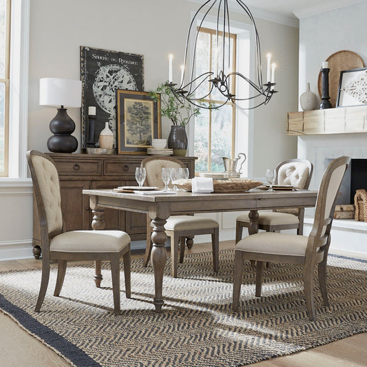 Americana Farmhouse - Optional Leg Table Set - Hornell Furniture Outlet