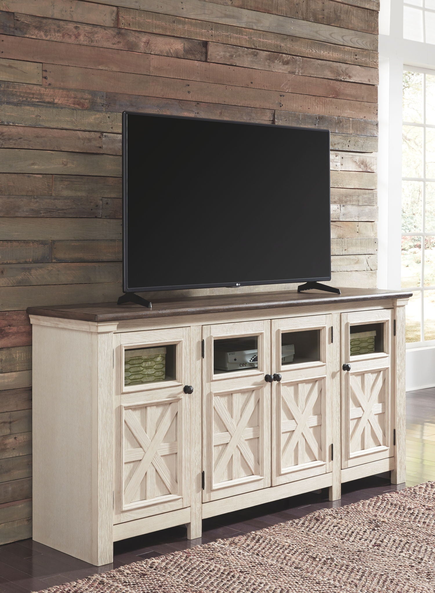 Bolanburg - TV Stand - Hornell Furniture Outlet