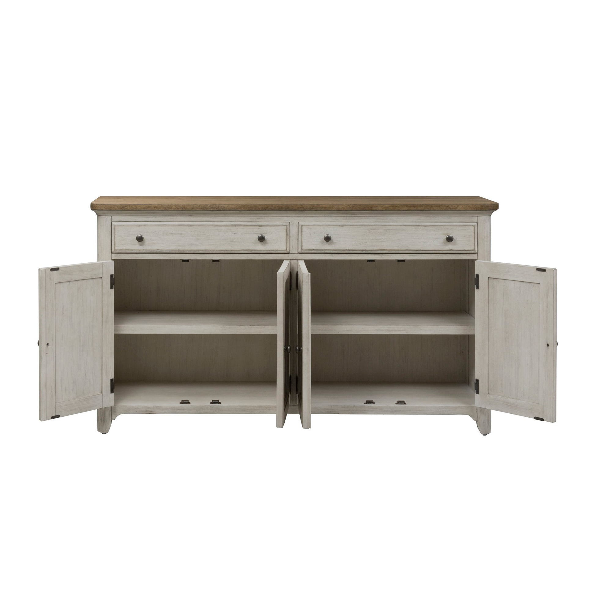 Farmhouse Reimagined - Server - White - Hornell Furniture Outlet