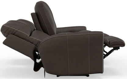 Fredda - Power Recliner Console Loveseat - Hornell Furniture Outlet