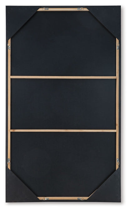 Foxenburg - Blue / Amber / White - Wall Art - Hornell Furniture Outlet