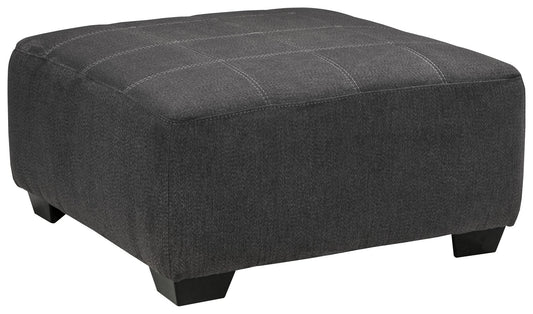 Ambee - Slate - Oversized Accent Ottoman - Hornell Furniture Outlet