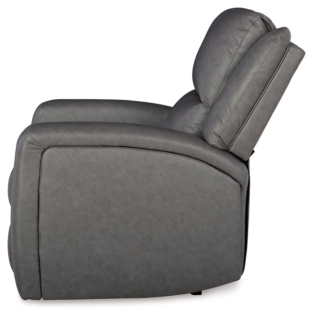 Brixworth - Slate - Zero Wall Recliner - Hornell Furniture Outlet