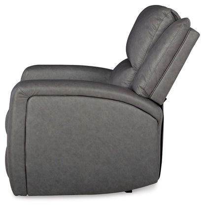 Brixworth - Slate - Zero Wall Recliner - Hornell Furniture Outlet
