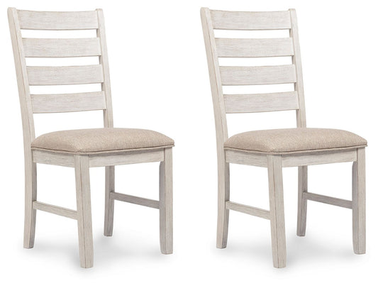 Skempton - Dining UPH Side Chair (Set of 2) - White - Hornell Furniture Outlet