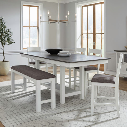 Brook Bay - Optional Gathering Trestle Table Set - Hornell Furniture Outlet