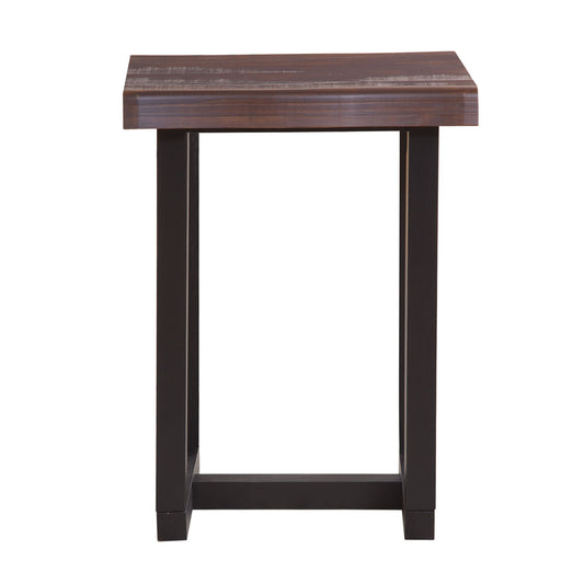 Jennings - Live Edge Stool (Set of 2) - Brown - Hornell Furniture Outlet