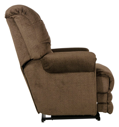 Malone - Power Lay Flat Recliner With Extended Ottoman - Hornell Furniture Outlet