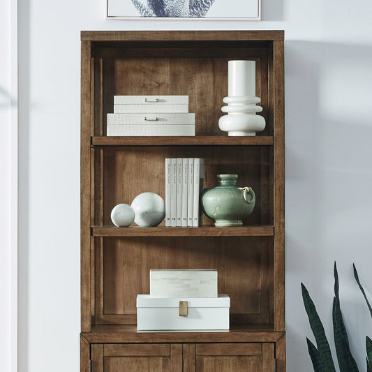 Shaker Lakes - Bookcase Hutch - Harvest Brown - Hornell Furniture Outlet