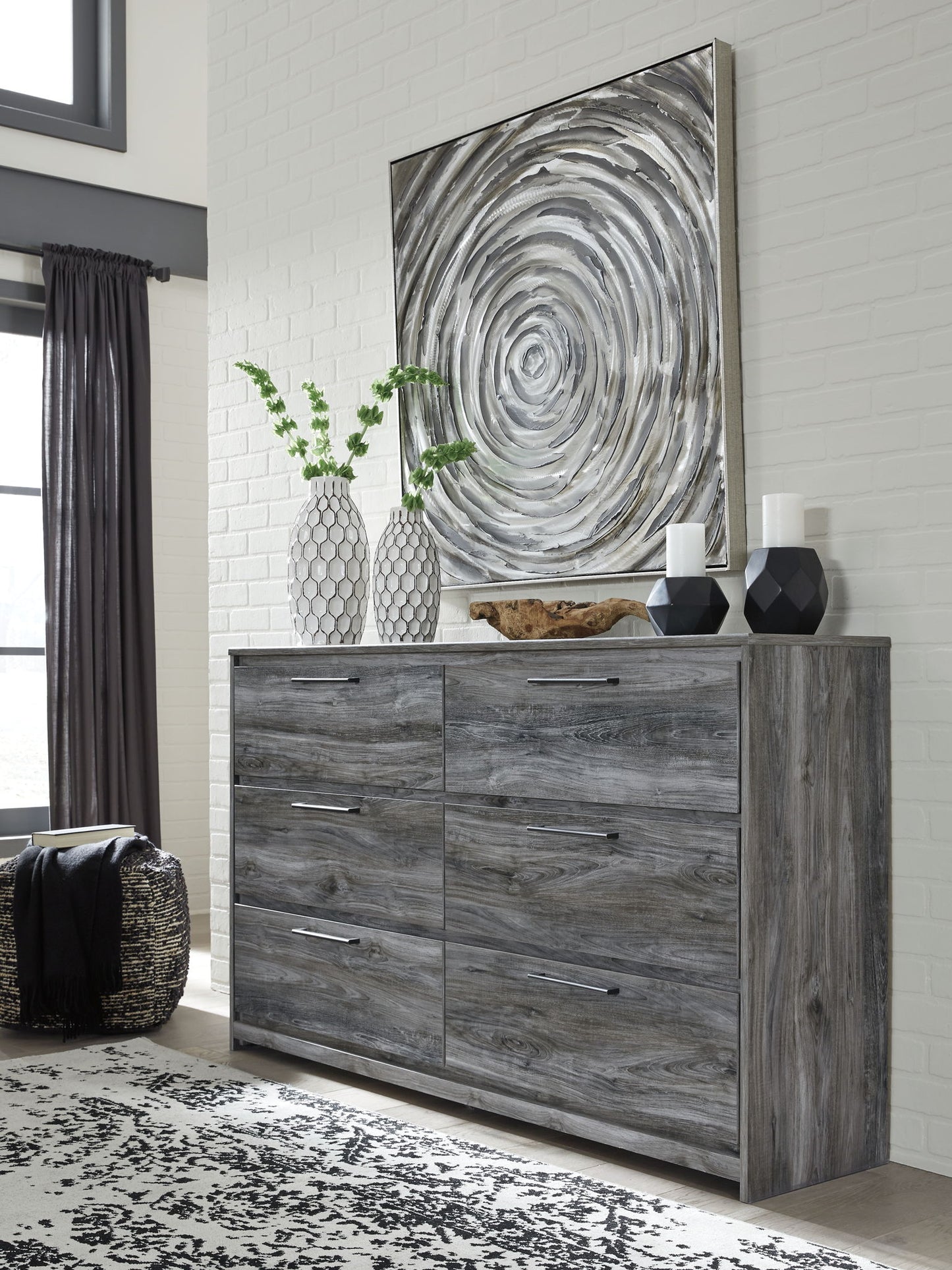 Baystorm - Panel Bedroom Set - Gray - Hornell Furniture Outlet