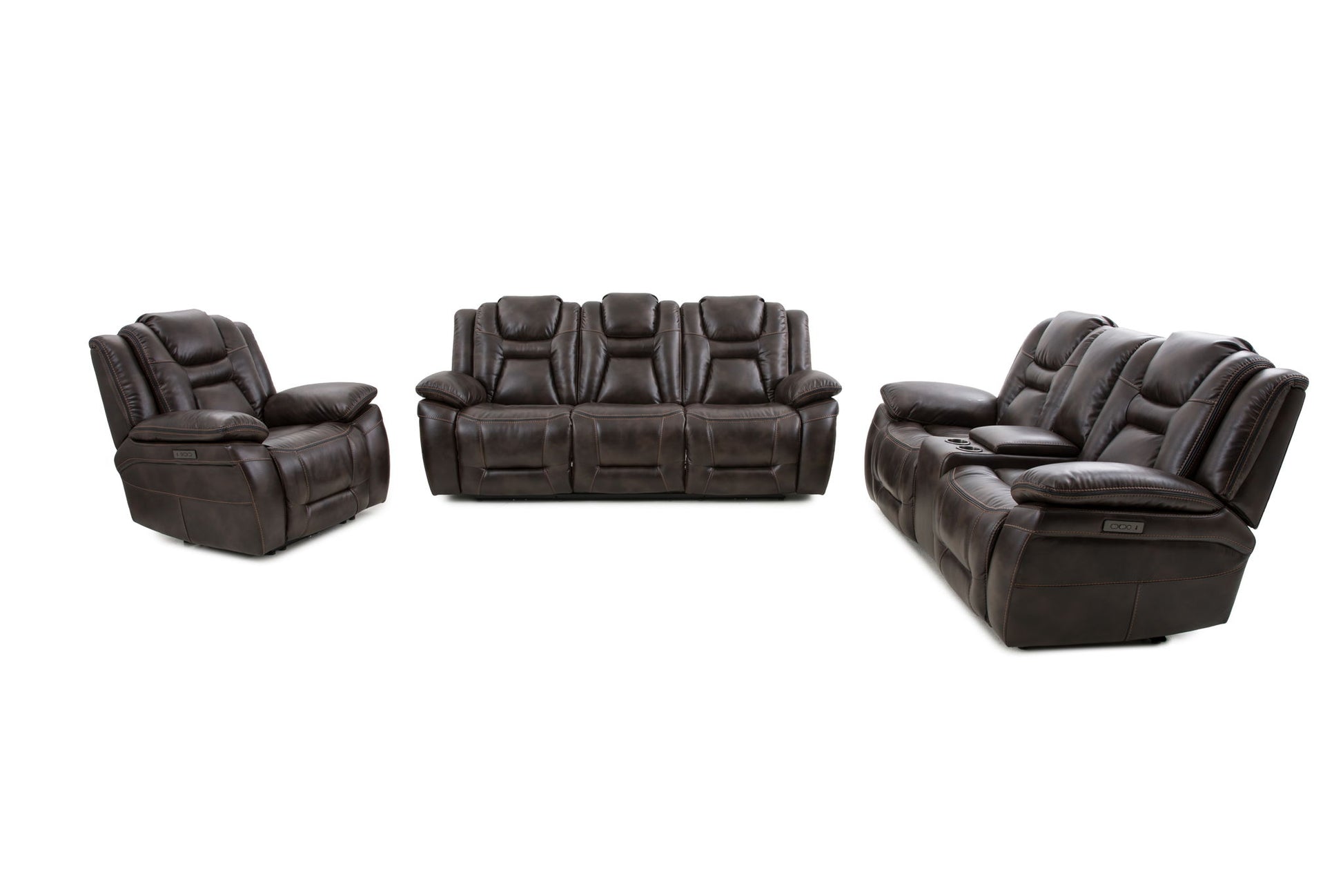 Oportuna - Reclining Living Room Set - Hornell Furniture Outlet