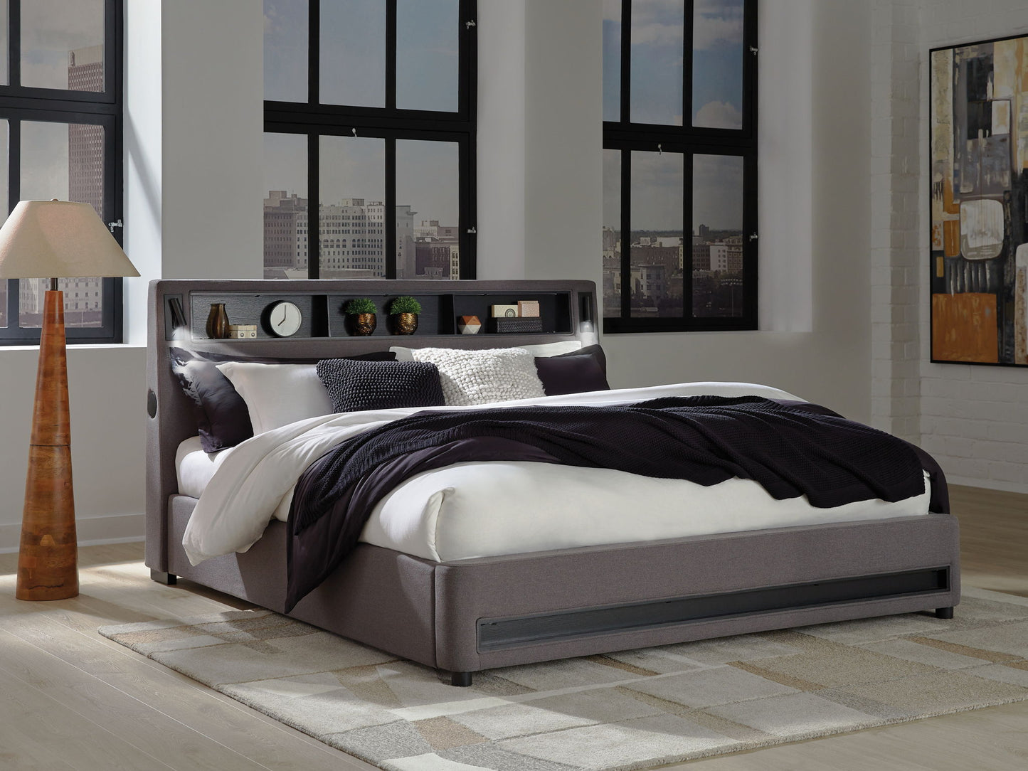 Verishaw - Upholstered Bed - Hornell Furniture Outlet