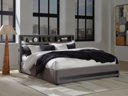 Verishaw - Upholstered Bed - Hornell Furniture Outlet