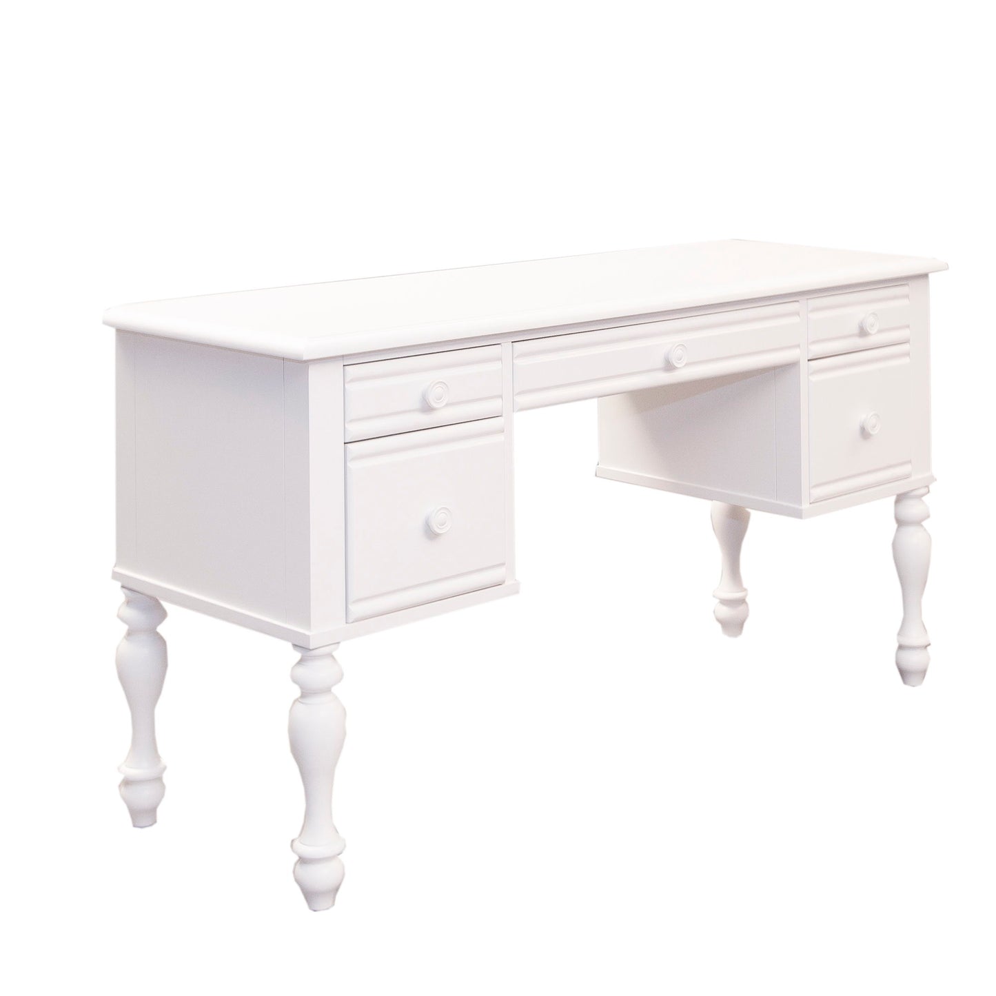 Summer House - Wood Vanity Desk - White - Hornell Furniture Outlet