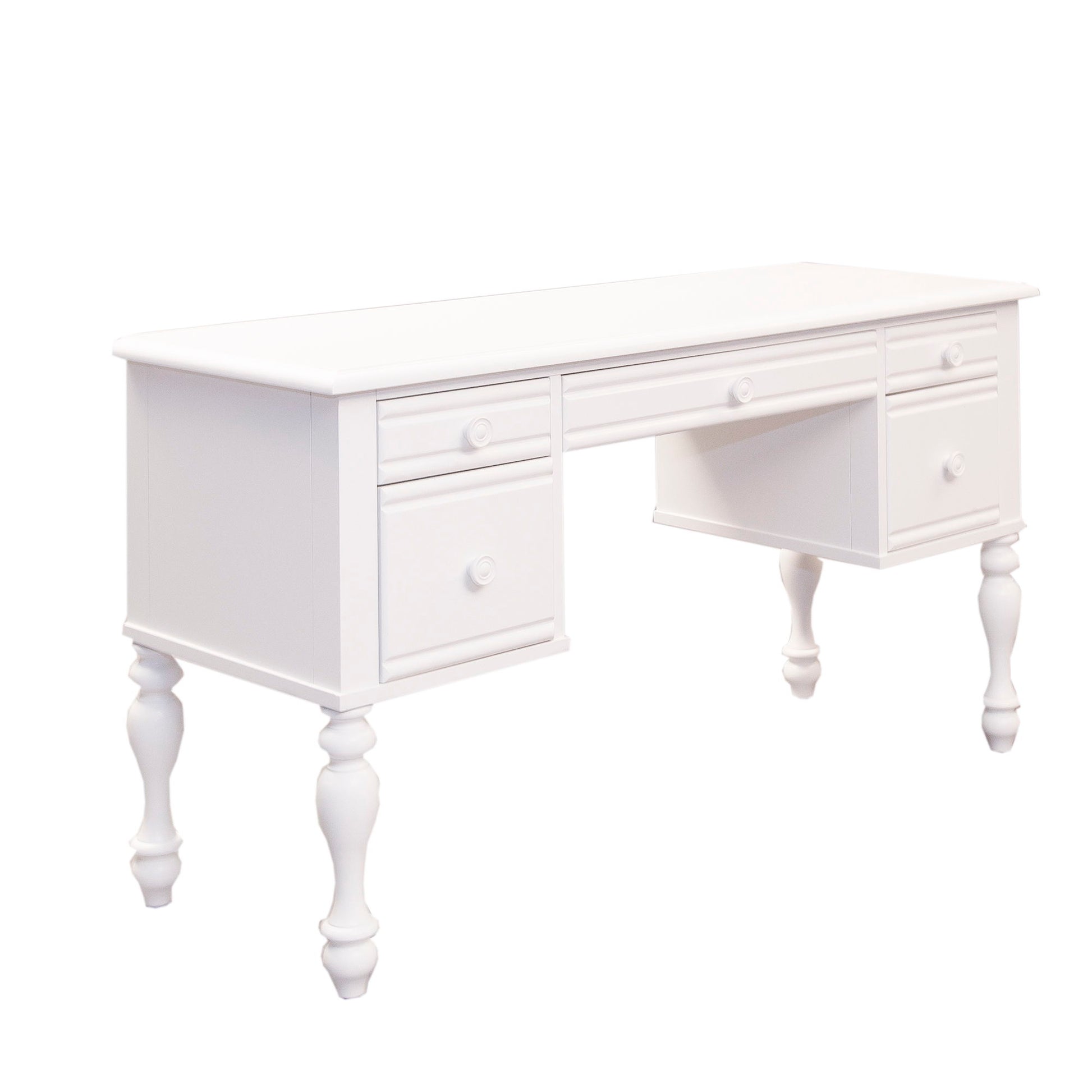Summer House - Wood Vanity Desk - White - Hornell Furniture Outlet