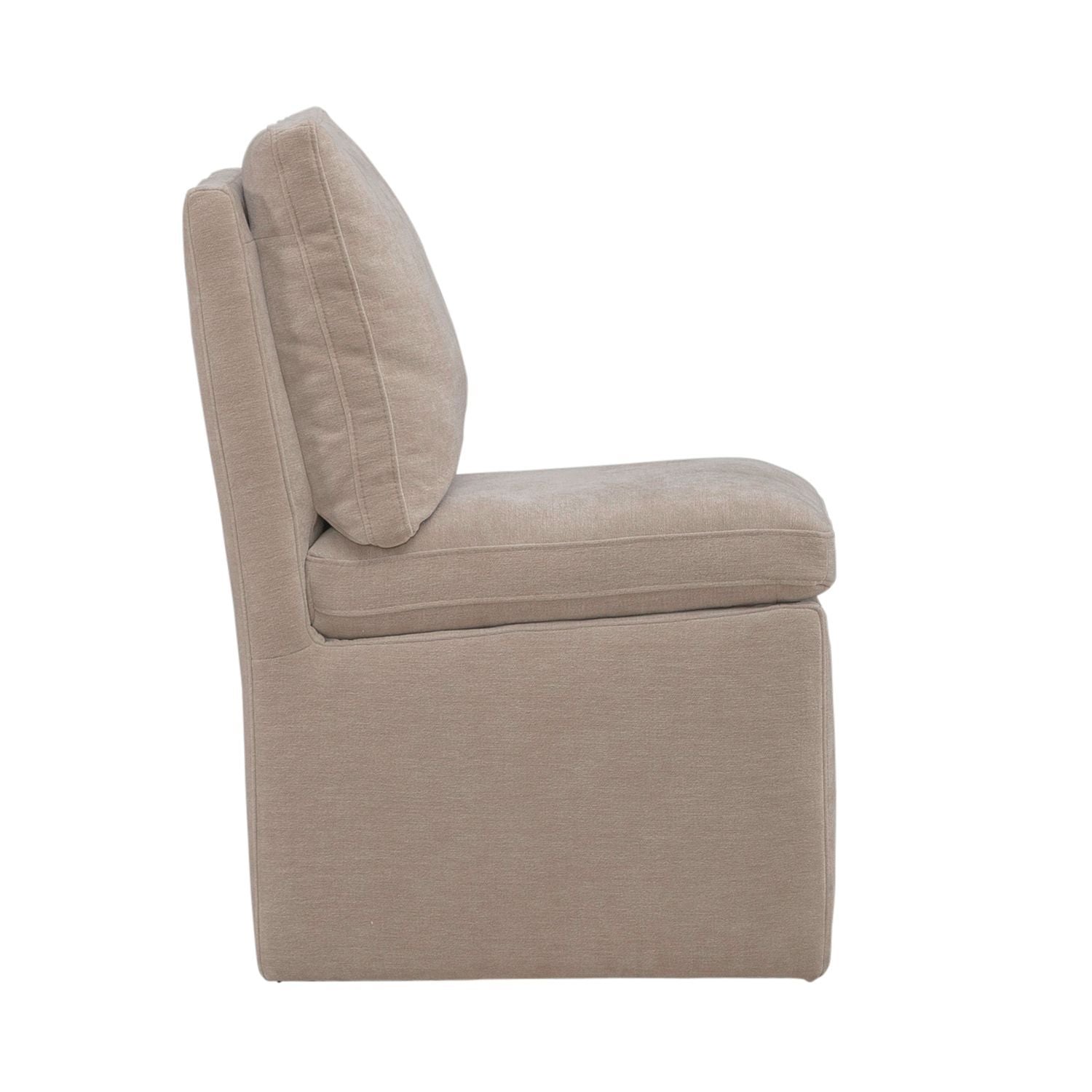 Accent Dining - Accent Dining Chair With Casters - Hornell Furniture Outlet