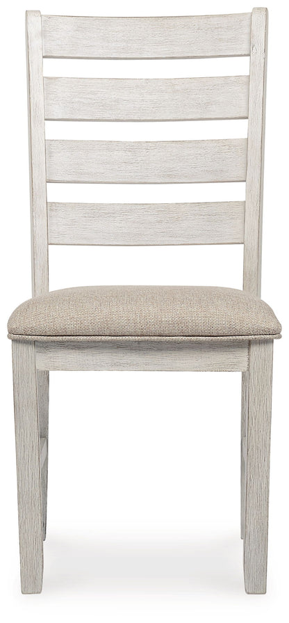 Skempton - Dining UPH Side Chair (Set of 2) - White - Hornell Furniture Outlet