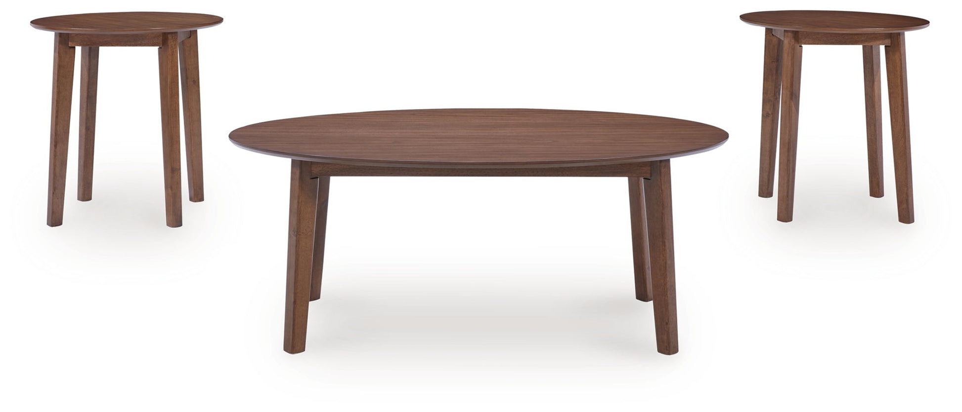 Gordonay - Occasional Table Set (Set of 3) - Brown - Hornell Furniture Outlet