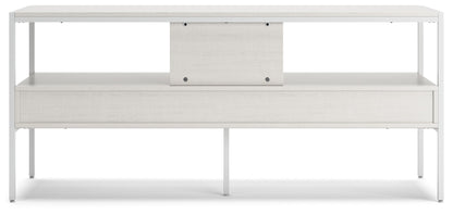 Deznee - White - Large TV Stand - Hornell Furniture Outlet
