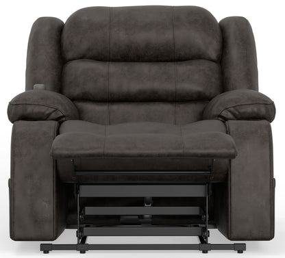 Tucker - Power Lift Recliner With Heat & Massage - Steel - Hornell Furniture Outlet