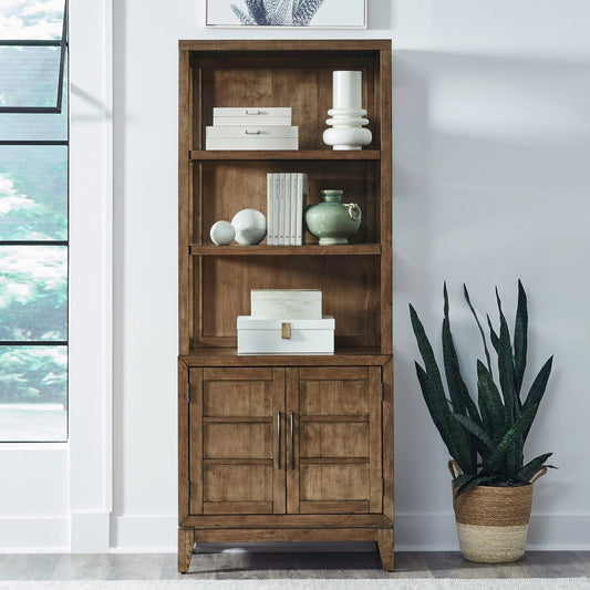 Shaker Lakes - Bookcase - Harvest Brown - Hornell Furniture Outlet