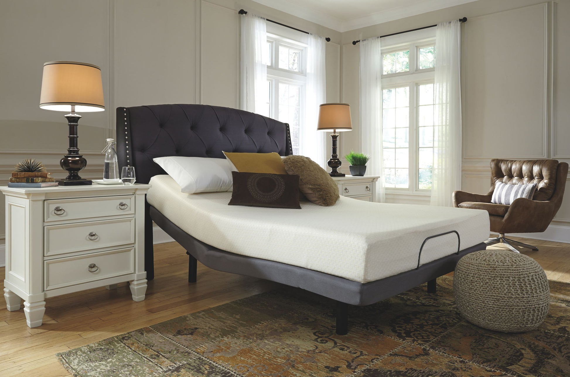 Chime 8 Inch Memory Foam - Medium Memory Foam Mattress - Hornell Furniture Outlet