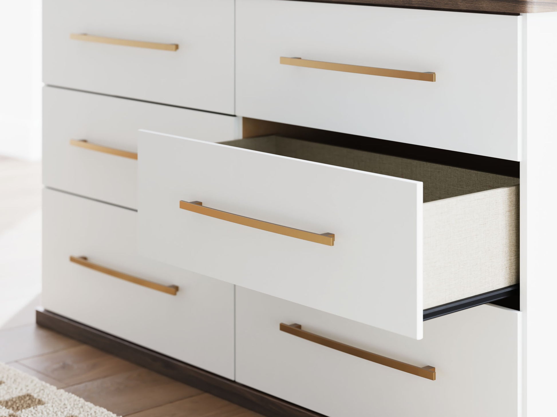 Kendanport - Six Drawer Dresser - Hornell Furniture Outlet