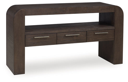 Neo - Rich Brown - Console - Hornell Furniture Outlet