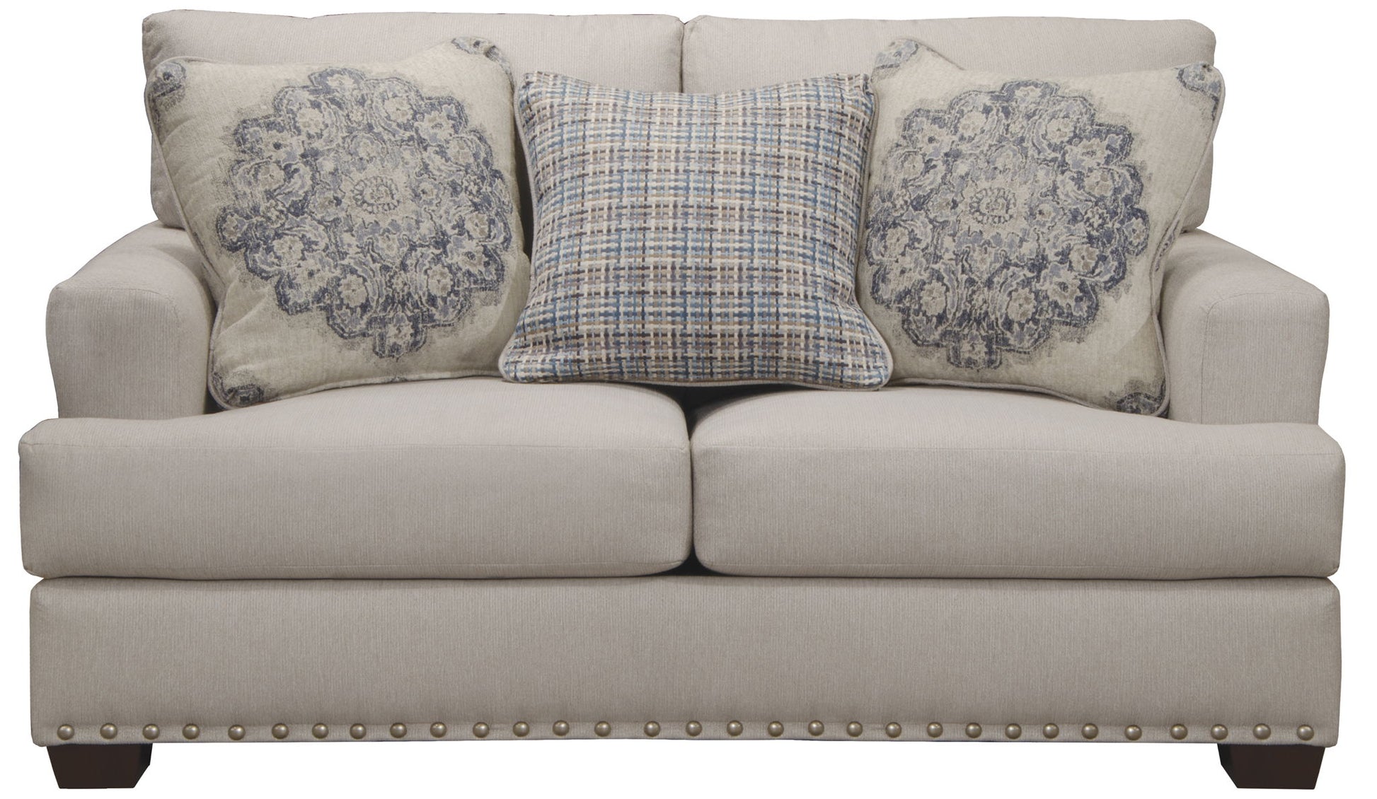 Newberg - Loveseat - Platinum - Hornell Furniture Outlet