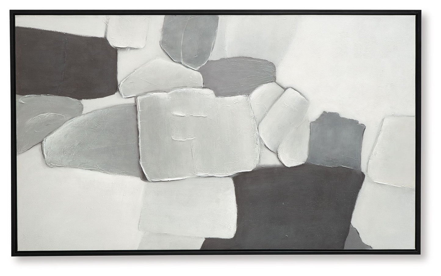 Adilson - White / Gray / Black - Wall Art - Hornell Furniture Outlet