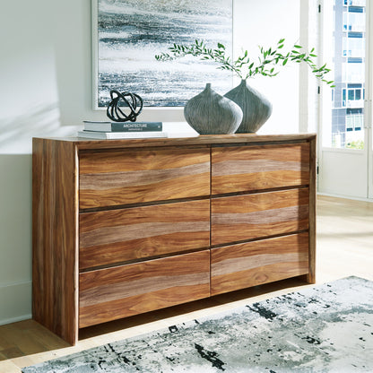 Dressonni - Brown - Dresser - Hornell Furniture Outlet