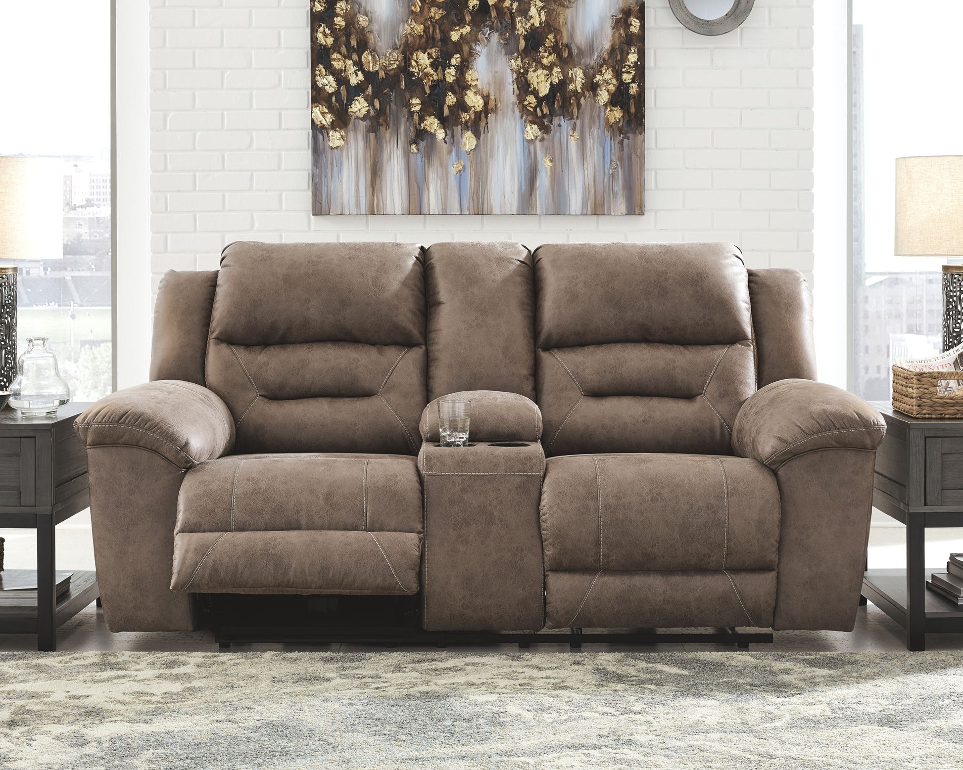 Stoneland - Reclining Loveseat - Hornell Furniture Outlet
