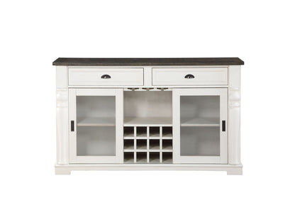 Joanna - Server - Two Tone - Hornell Furniture Outlet