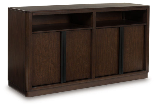 Dilenno - Dark Brown - Dining Room Server - Hornell Furniture Outlet