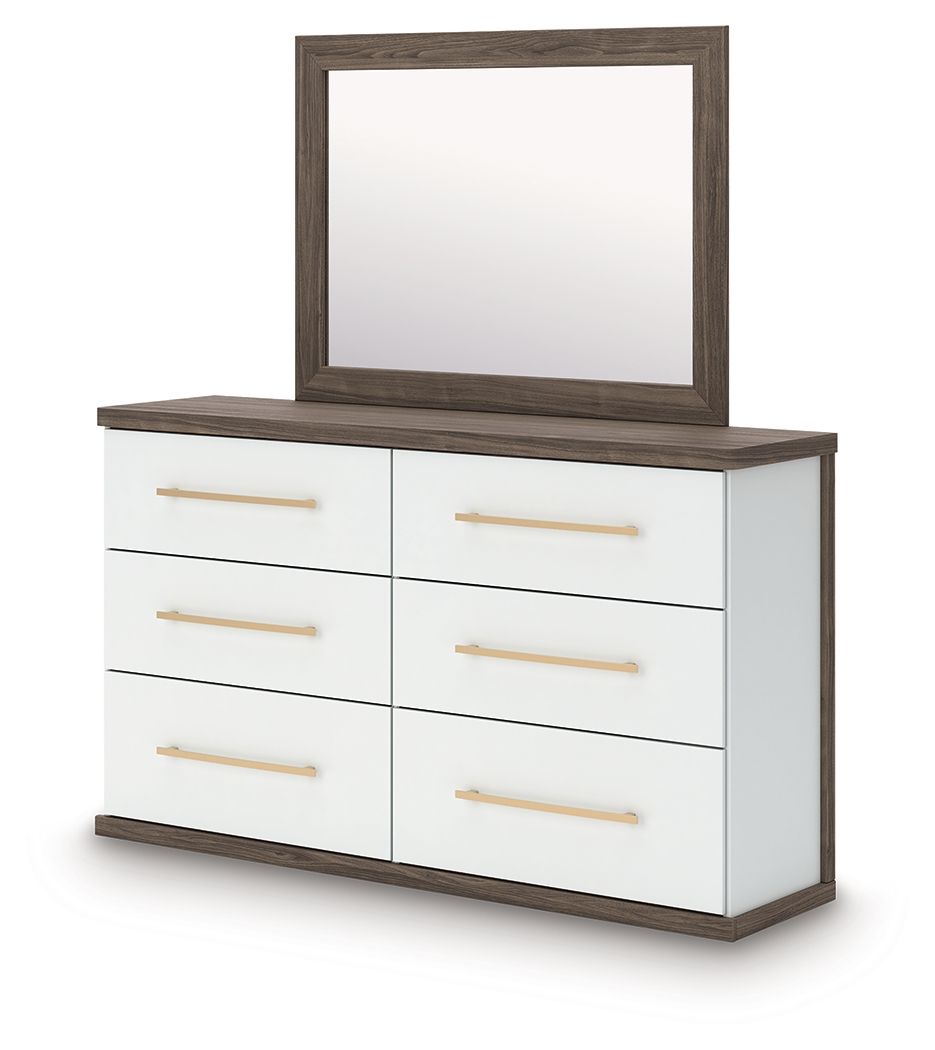Kendanport - Six Drawer Dresser - Hornell Furniture Outlet