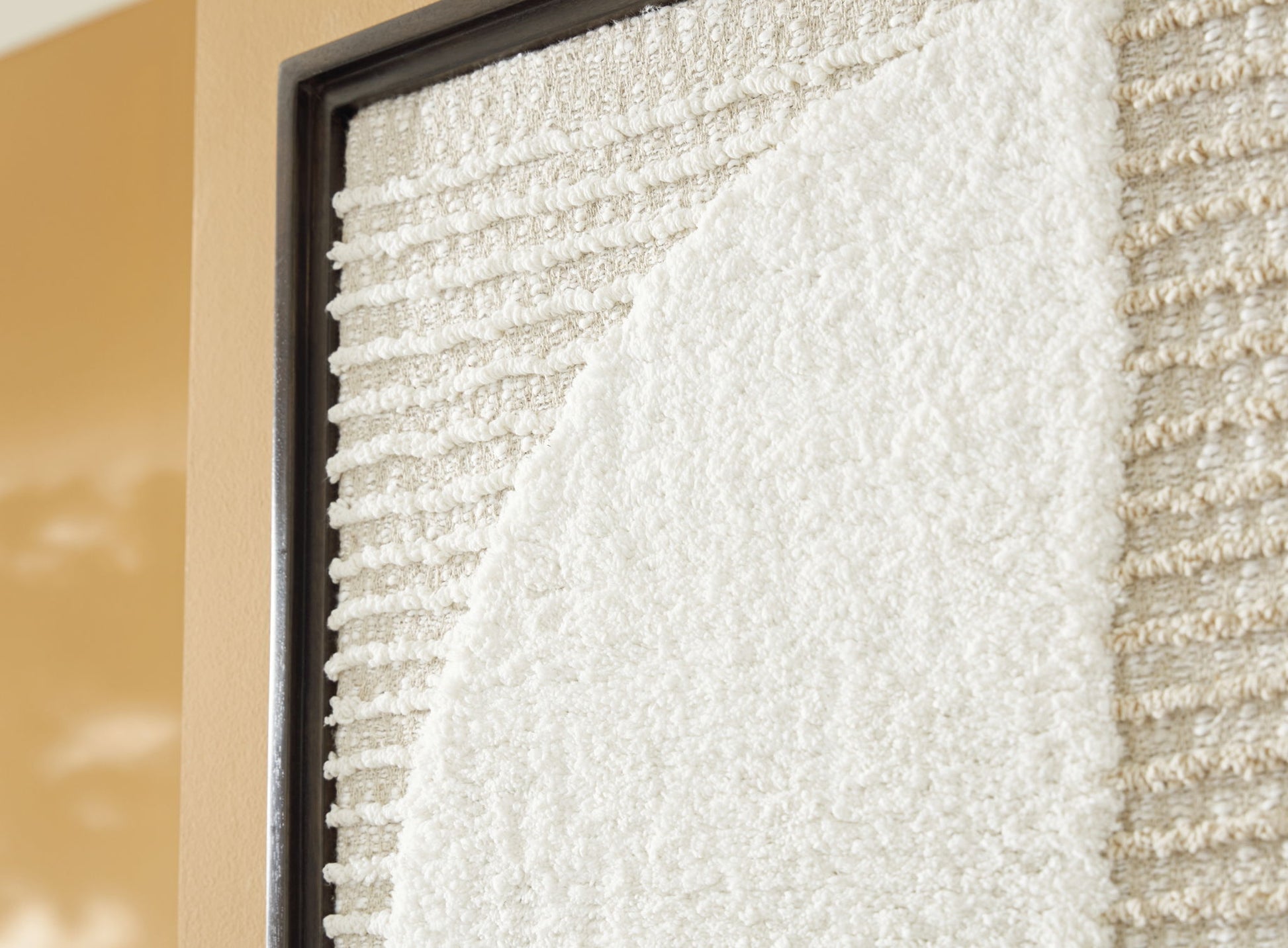 Bachard - Tan / White - Wall Decor - Hornell Furniture Outlet