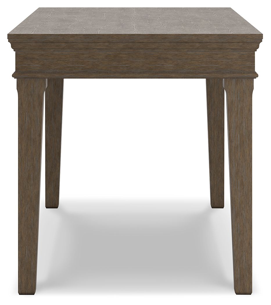 Janismore - Weathered Gray - Home Office Desk - Hornell Furniture Outlet