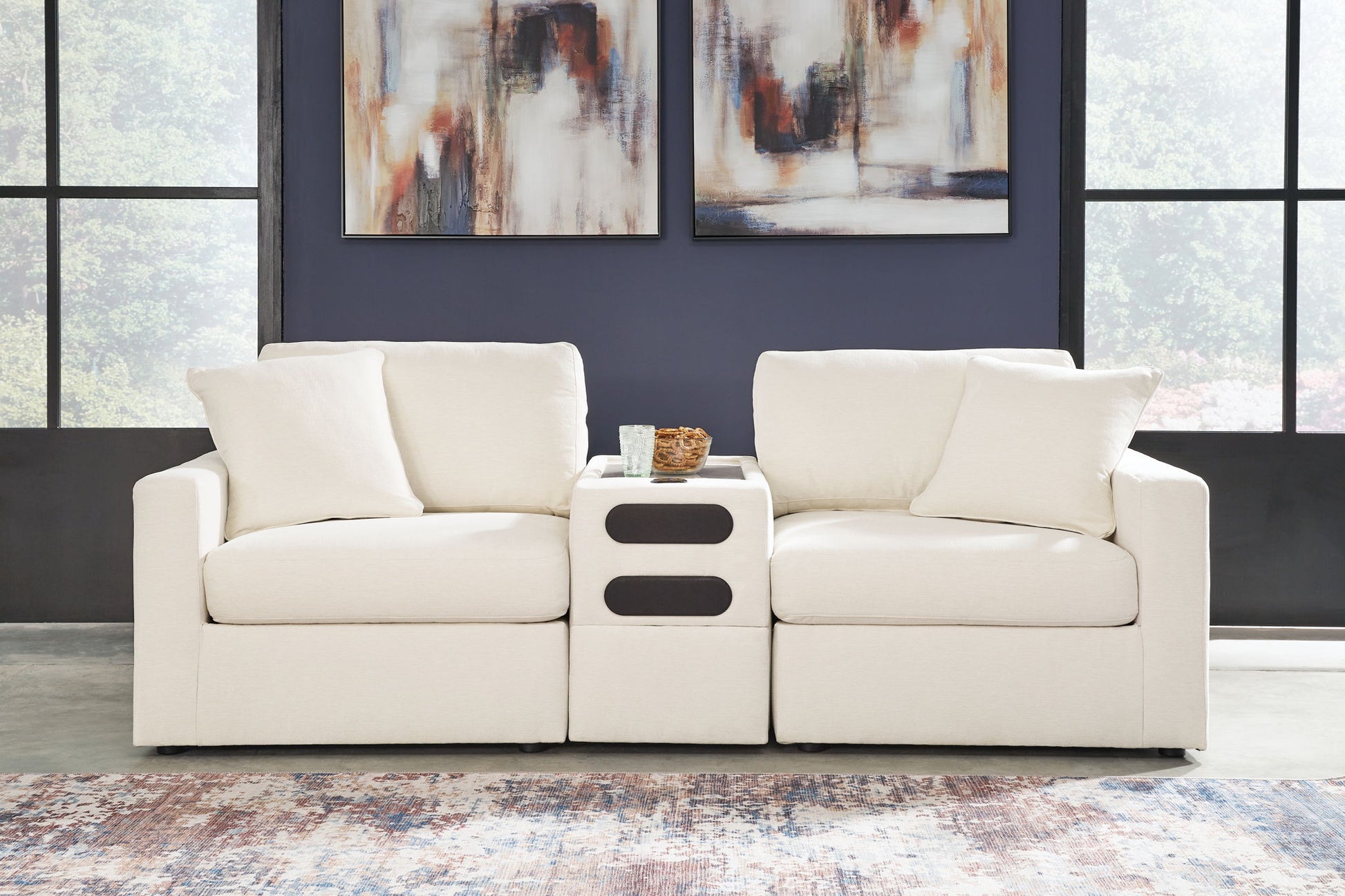 Modmax - Oyster - Sectional - Hornell Furniture Outlet