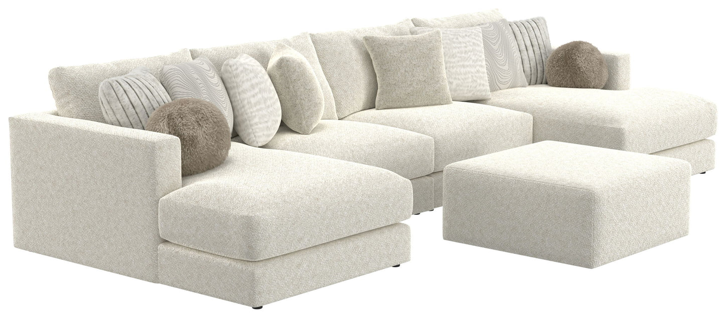 Ritzy - Modular Sofa And Included Cocktail Ottoman - Hornell Furniture Outlet