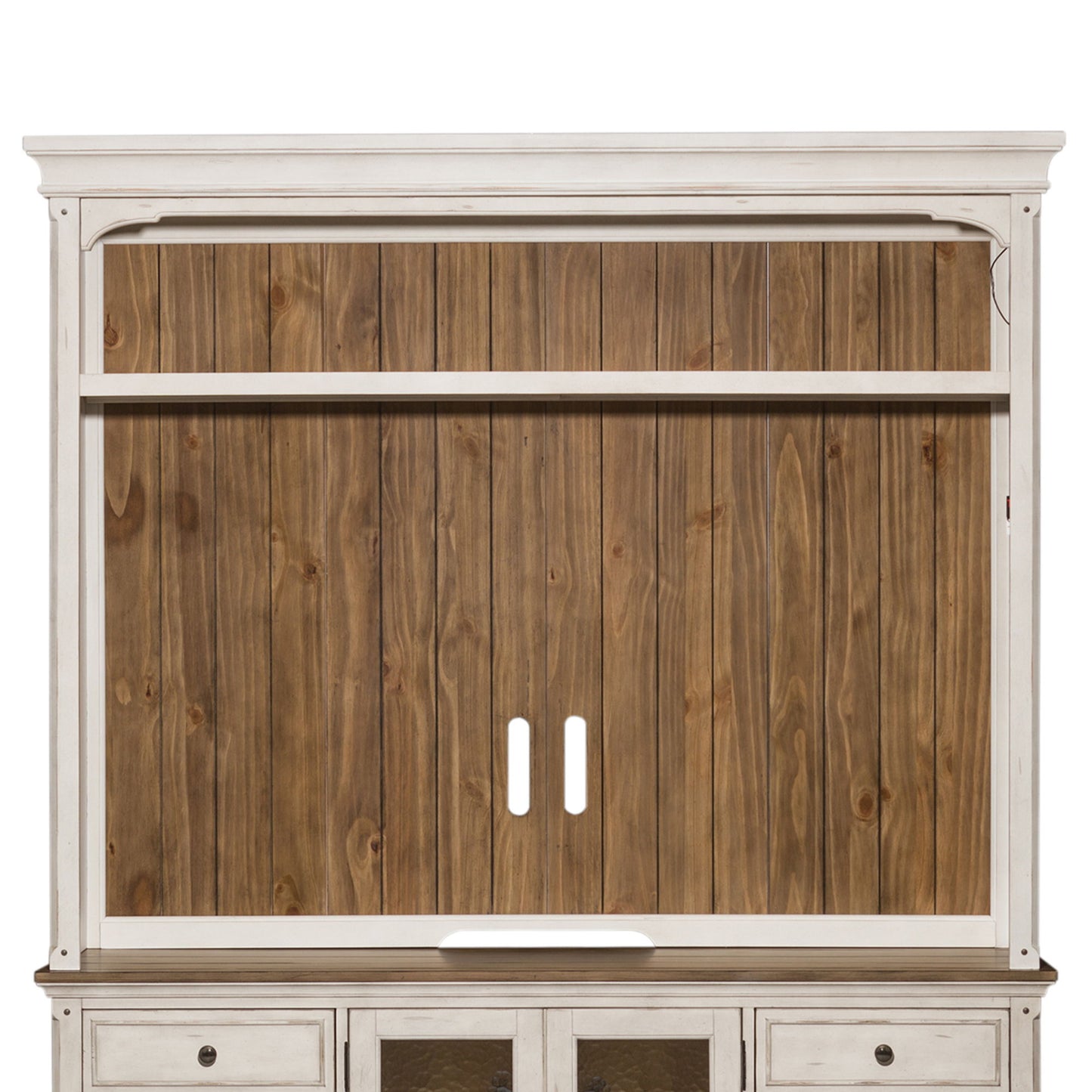 Morgan Creek - Entertainment Hutch - White - Hornell Furniture Outlet